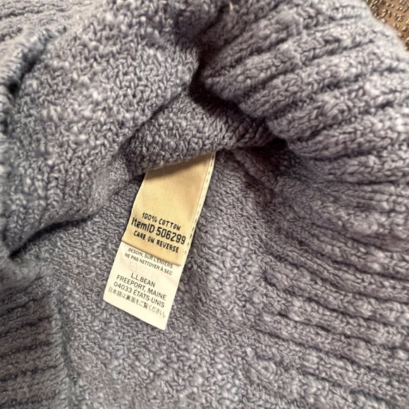 LL Bean Roll Neck Sweater Womens Medium Heritage Fisherman Outdoor Quiet Luxury - Picture 6 of 6